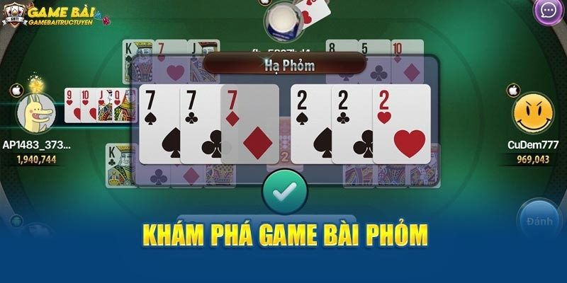 Giới thiệu chung tựa game bài Phỏm